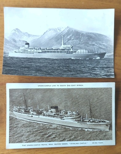 Vintage ship postcards - vintage, postcards.