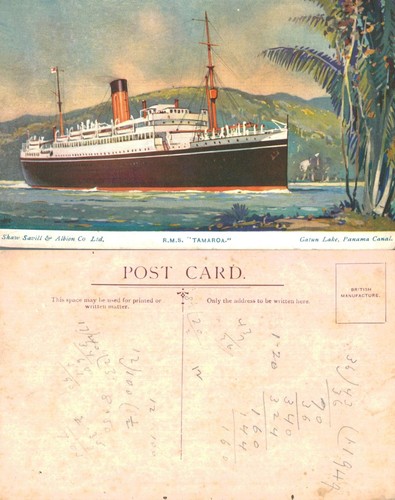 Vintage postcard shaw - -,