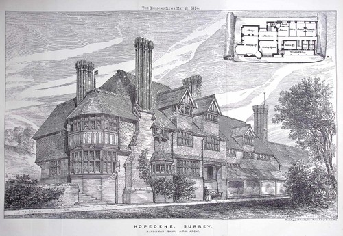 1874 hopedene surrey r - surrey.,