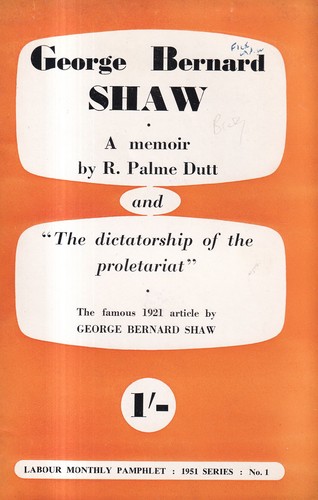 George bernard shaw memoir - bernard,
