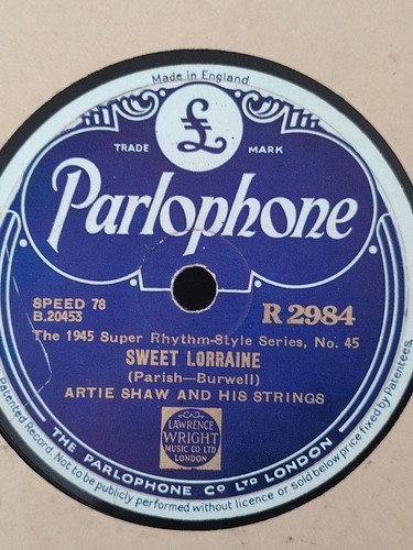 Artie shaw sweet lorraine - shaw,